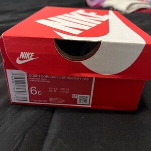 Nike Red and White Shoe Box